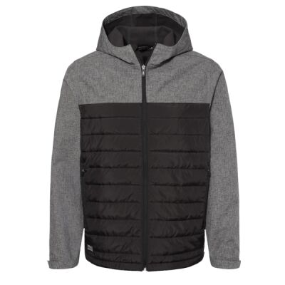 Men's Pinnacle Puffer Body Softshell Hooded Jacket Thumbnail