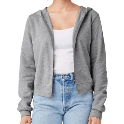 Ladies' Sponge Fleece Full-Zip Hooded Sweatshirt Thumbnail