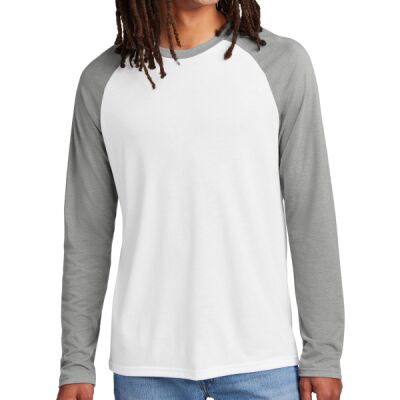 Unisex Tri Blend Long Sleeve Colorblock Raglan Thumbnail