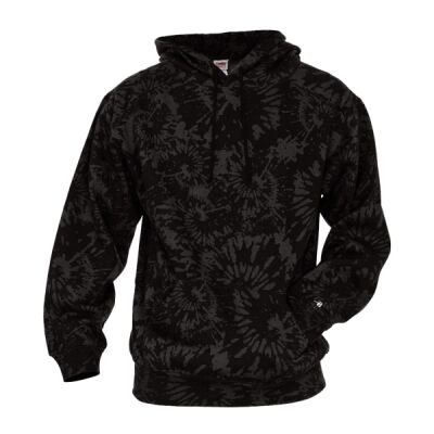 Unisex Tie-Dyed Triblend Hooded Sweatshirt Thumbnail