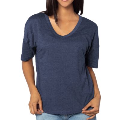 Ladies' Happy Jersey V-Neck Thumbnail