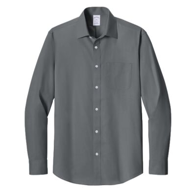 Wrinkle Free Stretch Pinpoint Spread Collar Shirt Thumbnail