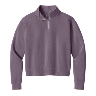 Women's Mid Length 1/4 Zip Sweatshirt Thumbnail