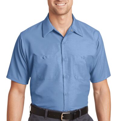 Long Size, Short Sleeve Industrial Work Shirt Thumbnail