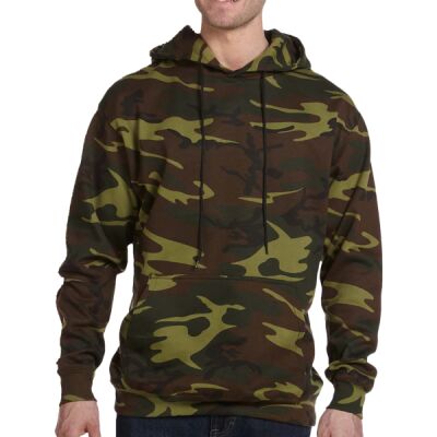Unisex Camo Pullover Hoodie Thumbnail