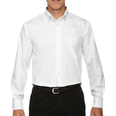 Men's Crown Collection® Solid Oxford Woven Shirt Thumbnail
