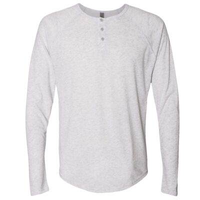 Men's Triblend Henley T-Shirt Thumbnail