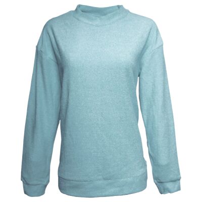 Women's Weekend Terry Mock Neck Pullover Thumbnail
