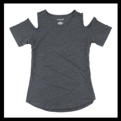 Women's Cold Shoulder T-Shirt Thumbnail
