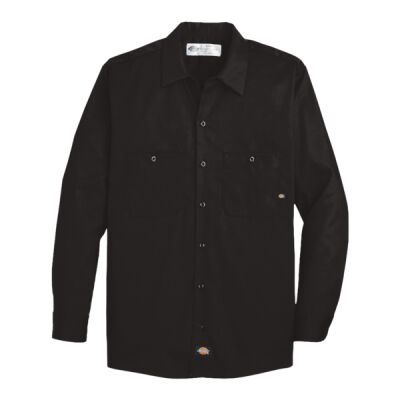 Men's Tall Industrial Cotton Long Sleeve Work Shirt Thumbnail
