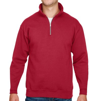 Unisex USA Made Quarter-Zip Pullover Sweatshirt Thumbnail