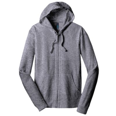 Young Mens Lightweight Jersey Full Zip Hoodie Thumbnail