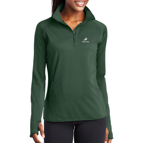Sport Tek - Ladies Sport Wick ® Stretch 1/2 Zip Pullover Thumbnail
