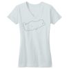 Juniors Concert V Neck Tee Thumbnail