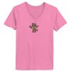 Ladies ComfortSoft® V Neck T Shirt Thumbnail