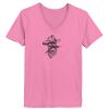 Ladies ComfortSoft® V Neck T Shirt Thumbnail