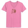 Ladies ComfortSoft® V Neck T Shirt Thumbnail
