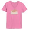 Ladies ComfortSoft® V Neck T Shirt Thumbnail