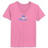 Ladies ComfortSoft® V Neck T Shirt Thumbnail