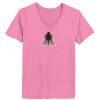 Ladies ComfortSoft® V Neck T Shirt Thumbnail