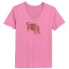 Ladies ComfortSoft® V Neck T Shirt Thumbnail