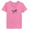 Ladies ComfortSoft® V Neck T Shirt Thumbnail