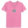 Ladies ComfortSoft® V Neck T Shirt Thumbnail