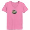 Ladies ComfortSoft® V Neck T Shirt Thumbnail