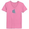 Ladies ComfortSoft® V Neck T Shirt Thumbnail
