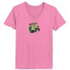 Ladies ComfortSoft® V Neck T Shirt Thumbnail