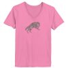 Ladies ComfortSoft® V Neck T Shirt Thumbnail