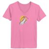 Ladies ComfortSoft® V Neck T Shirt Thumbnail
