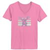 Ladies ComfortSoft® V Neck T Shirt Thumbnail