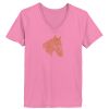 Ladies ComfortSoft® V Neck T Shirt Thumbnail