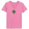 Ladies ComfortSoft® V Neck T Shirt Thumbnail