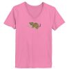 Ladies ComfortSoft® V Neck T Shirt Thumbnail