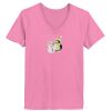 Ladies ComfortSoft® V Neck T Shirt Thumbnail