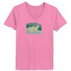 Ladies ComfortSoft® V Neck T Shirt Thumbnail