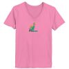 Ladies ComfortSoft® V Neck T Shirt Thumbnail