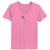 Ladies ComfortSoft® V Neck T Shirt Thumbnail