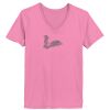 Ladies ComfortSoft® V Neck T Shirt Thumbnail