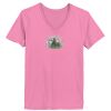 Ladies ComfortSoft® V Neck T Shirt Thumbnail