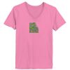 Ladies ComfortSoft® V Neck T Shirt Thumbnail