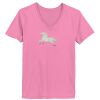 Ladies ComfortSoft® V Neck T Shirt Thumbnail