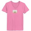 Ladies ComfortSoft® V Neck T Shirt Thumbnail