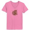 Ladies ComfortSoft® V Neck T Shirt Thumbnail