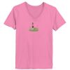 Ladies ComfortSoft® V Neck T Shirt Thumbnail