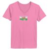 Ladies ComfortSoft® V Neck T Shirt Thumbnail
