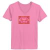 Ladies ComfortSoft® V Neck T Shirt Thumbnail