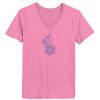 Ladies ComfortSoft® V Neck T Shirt Thumbnail